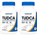 Nutricost Tudca 250mg, 60 Capsules (2 Bottles)