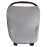 Baby Car Seat Cover Canopy and Nursing Cover Multi-Use Stretchy 5 in 1 Gift The Granite by Copper Pearl