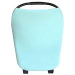 Baby Car Seat Cover Canopy and Nursing Cover Multi-Use Stretchy 5 in 1 Gift The Skye by Copper Pearl