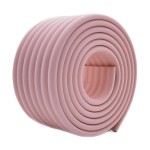 M2cbridge Multifunctional Edge and Corner Guard Coverage Baby Safety Bumper DIY 6.5 Ft (Pink)