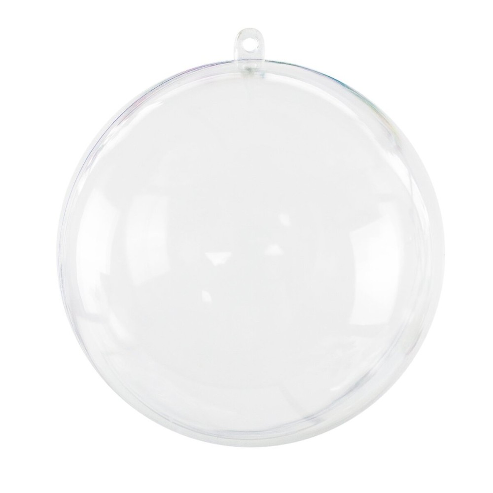 Super Z Outlet Clear Plastic Acrylic Bath Bomb Mold Shells Molding Balls Kit (100mm, 12 Pack)
