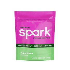 AdvoCare Spark - Energy Drink Mix - Vitamin & Amino Acid Supplement - Supports Energy & Focus - Portable Immune Support - Sugar-Free - Watermelon, 14 Stick Packs (3.5 oz)
