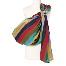 Hip Baby Wrap Ring Sling Baby Carrier for Infants and Toddlers - Beautiful, 100% Soft Cotton Baby Wraps Carrier for Babies 8-35 lbs - Perfect Baby Shower Gifts Moms and Dads - Nursing Cover (Autumn)