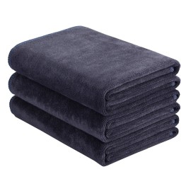 HOPESHINE Gym Towels for Men & Women Sweat Towels Working Out Microfiber Sports Towel Fast Drying Super Absorbent Compact Soft Camping, Hiking, Backpacking, Yoga, Travel, Exercise 3-Pack