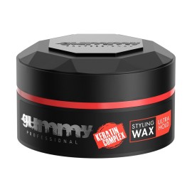 Gummy Professional - Hair Wax for Men - Ultra Hold Styling Pomade for Dry, Damp Hair - Water-Based Texturizing Clay Paste with Provitamin B5 & Keratin - Strong Hold - Alcohol & Paraben-Free - 150ml
