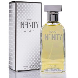 NovoGlow Novo Infinity for Women - 3.4 Fluid Ounce Eau De Parfum Spray for Women - Refreshing Mix of Citrus Floral & Musk Fragrances Smell Fresh All Day Long Lovely Gift for Women for All Occasions