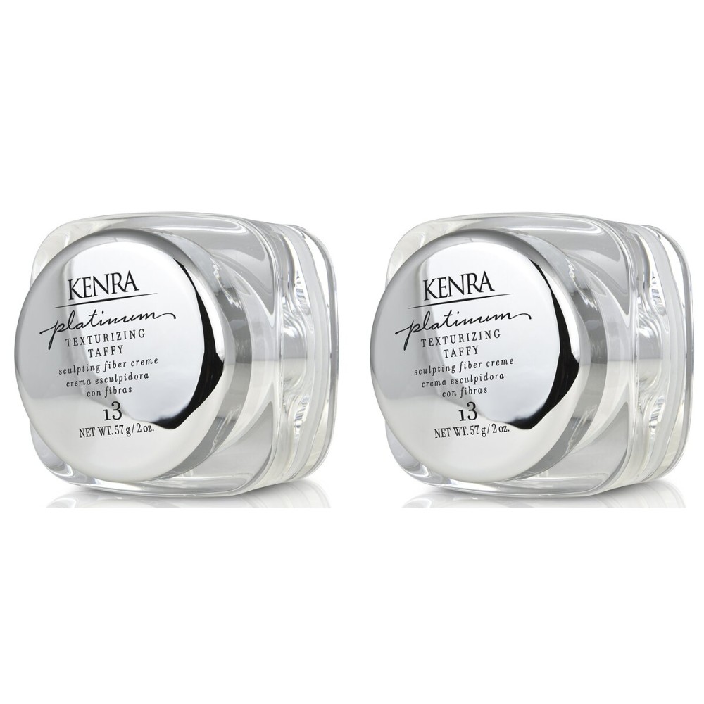 Kenra Platinum Texturizing Taffy 13 | Styling Fiber Crme | Medium Hold |Defines, Details, & Smooths Styles |Superior Control for Sculpting Short & Long Hairstyles |All Hair Types | 2 fl. Oz (2-Pack)
