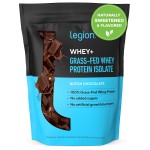 LEGION Whey+ Protein Whey Isolate from Grass Fed Cows - Whey Protein Isolate Powder Low Calorie, Non-GMO, Sugar Free, Lactose and Gluten Free, All Natural Protein Powder for Men & Women (60 Servings)