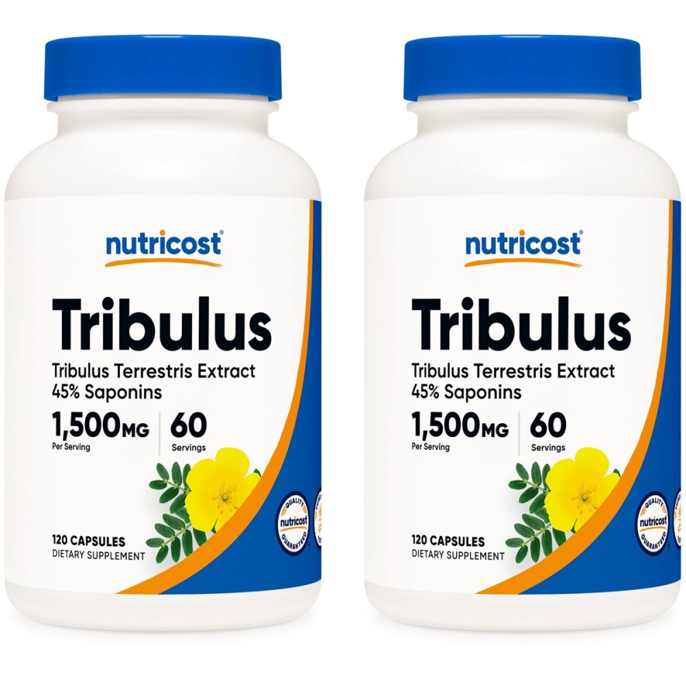 Nutricost Tribulus Terrestris Extract 750mg, 120 Capsules (2 Bottles)