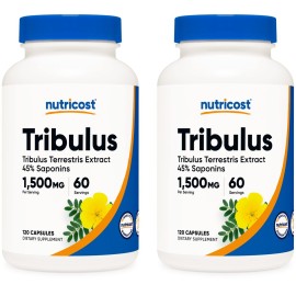 Nutricost Tribulus Terrestris Extract 750mg, 120 Capsules (2 Bottles)