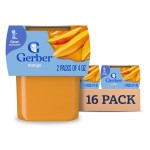 Gerber 2nd Food Baby Food Mango Puree, Natural & Non-GMO, 4 Ounce Tubs, 2-Pack (Pack of 8)