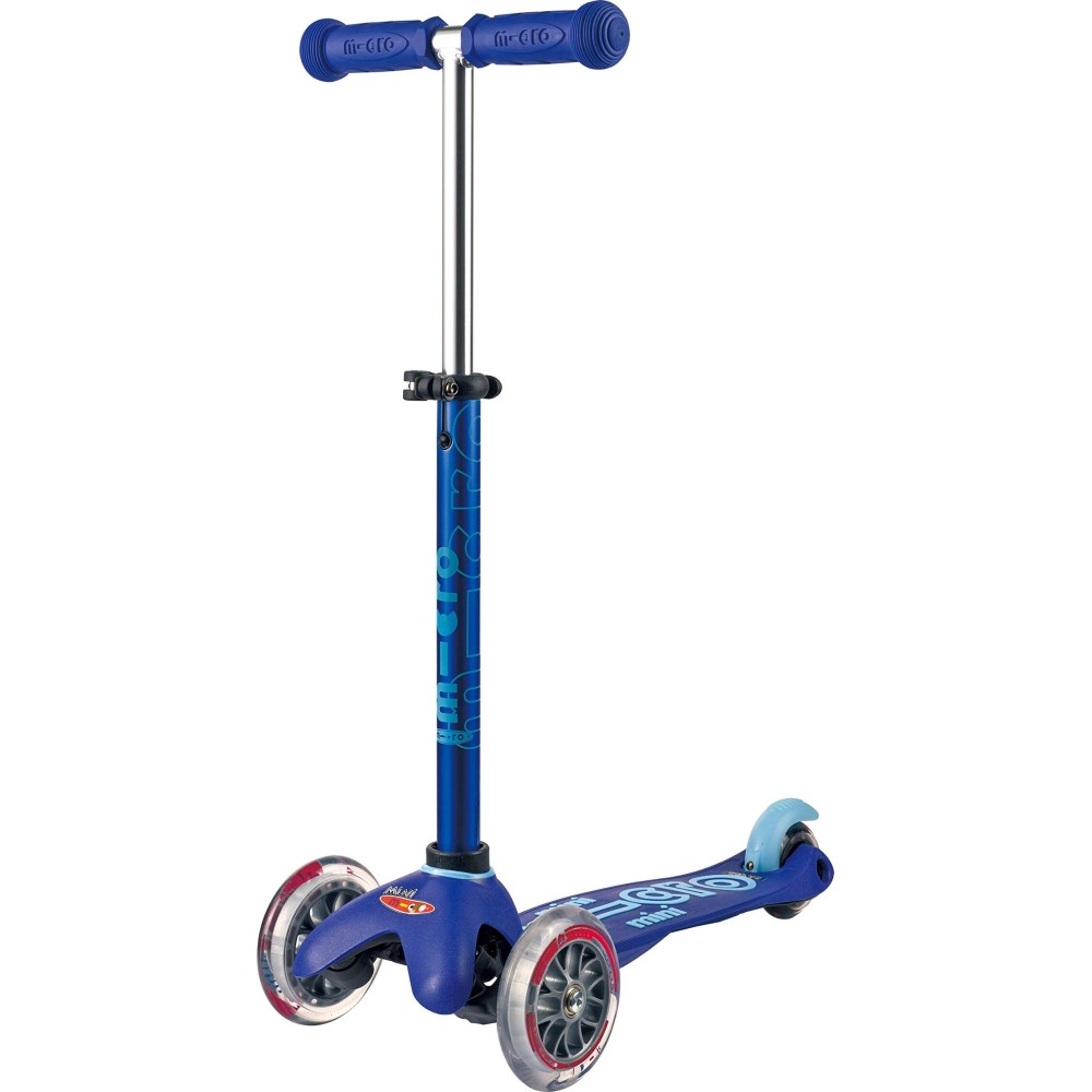 Micro Mini Deluxe 3-Wheeled, Lean-to-Steer, Swiss-Designed Micro Scooter for Kids, Ages 2-5 - Blue
