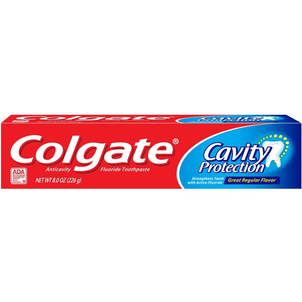 Colgate Cavity Protection Toothpaste, 8 Ounce (Pack of 6)