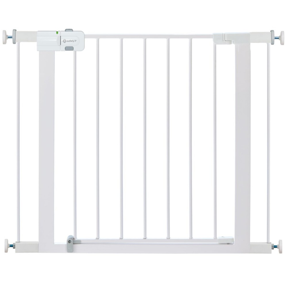 Safety 1st Easy Install Walk Thru Baby Gate for Doorway With Door, Dog Gates, Fits 29-38, Easy Install 28 Tall, White
