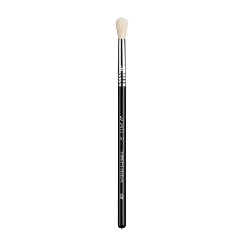 Sigma Beauty Professional E35 Tapered Blending Brush - Professional Eyeshadow Brush for Precision Eyeshadow Blending, Softens Dramatic Edges & Harsh Lines for a Well Blended Effect (1 Brush)
