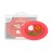 ezpz Mini Mat (Coral) - 6-12 Months+ - 100% Silicone Suction Placemat + Divided Plate with Three Compartments - Supports Baby-Led Weaning - Designed for Highchair, Table, and Travel