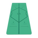 Liforme Original Yoga Mat - Free Yoga Bag Included - Patented Alignment System, Warrior-like Grip, Non-slip, Eco-friendly, sweat-resistant, 4.2mm thick mat for comfort - Green