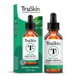 TruSkin Tea Tree Oil Acne Treatment for Face - Acne Serum - Improve the Appearance of Pores, Skin Tone for Smooth, Glowing Skin with Salicylic Acid, Vitamin C, Niacinamide & Retinol, 1 fl oz