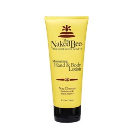The Naked Bee Nourishing Body Lotion for All Skin Types (6.7oz) - Moisture Replenishing Lotion for Dry Skin with Nag Champa Sandalwood & Indian Massala