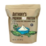 Anthony\'s Premium Pea Protein, 2 lb, Plant Based, Gluten Free, Unflavored, Vegan, Keto Friendly, Made from Peas