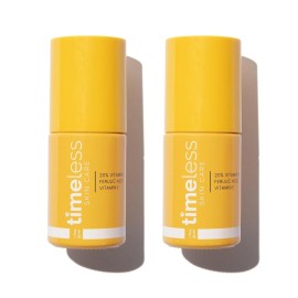 Timeless Skin Care Vitamin C Serum with Vitamin E & Ferulic Acid - Serum - for Oily & Dry Skin - Fragrance-Free - 1 Fl oz (Pack of 2)