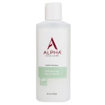 Alpha Skin Care Refreshing Face Wash, Gentle Soap-Free Formula, Citric AHA, Cleanses, Purifies, Tones & Restores pH, All Skin Types, Removes Make-Up & Oil, Anti-Aging Ingredients, 6 Oz