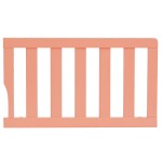 Dream On Me Universal Convertible Crib Toddler Guard Rail in Fusion Coral, Compatible with Select Cribs, Crib to Toddler Bed Conversion, Easily Attachable