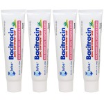 (4 Pack) Globe Bacitracin Zinc Ointment + Aloe 1oz, Antibiotic Ointment, Essential Antibiotic First Aid Supplies, Healing Action, Maximum Antibiotic Power, Prevents Infection in cuts, scrapes, Burns