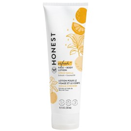 The Honest Company Hydrating Face and Body Lotion Fast Absorbing Naturally Derived Hypoallergenic Citrus Vanilla Refresh 8.5 fl oz