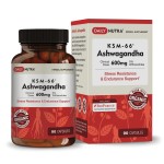 DailyNutra KSM-66 Ashwagandha 600mg Organic Root Extract - High Potency Supplement with 5% Withanolides | Relieves Tiredness, Supports Relaxation, Focus, Energy, & Muscle Growth (90 Capsules)