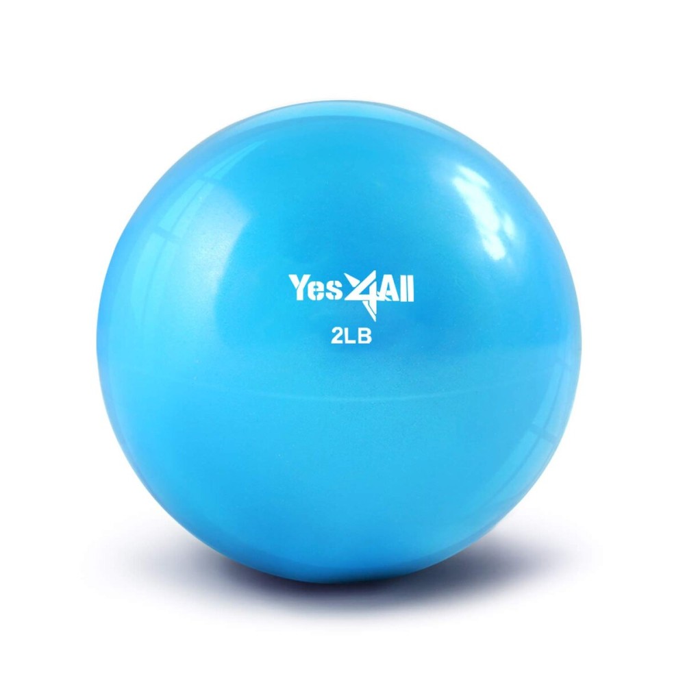 Yes4All Soft Weighted Toning Ball Smooth 2lb - Blue