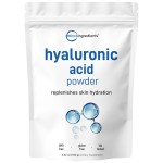 Pure Hyaluronic Acid Serum Powder, Making Anti Aging Serum for Face and Skin, 30 Gram, Powerfully Support Antioxidant, Hydration and Moisture, No GMOs, Vegan