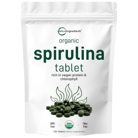 Spirulina (Blue Algae) and Chlorella Tablet (Organic)