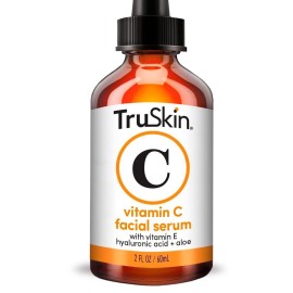 TruSkin Vitamin C Serum For Face - Anti Aging Face Serum with Vitamin C, Hyaluronic Acid, Vitamin E - Brightening Formula - Improve Appearance of Dark Spots, Tone, Fine Lines & Wrinkles, 2 Fl Oz