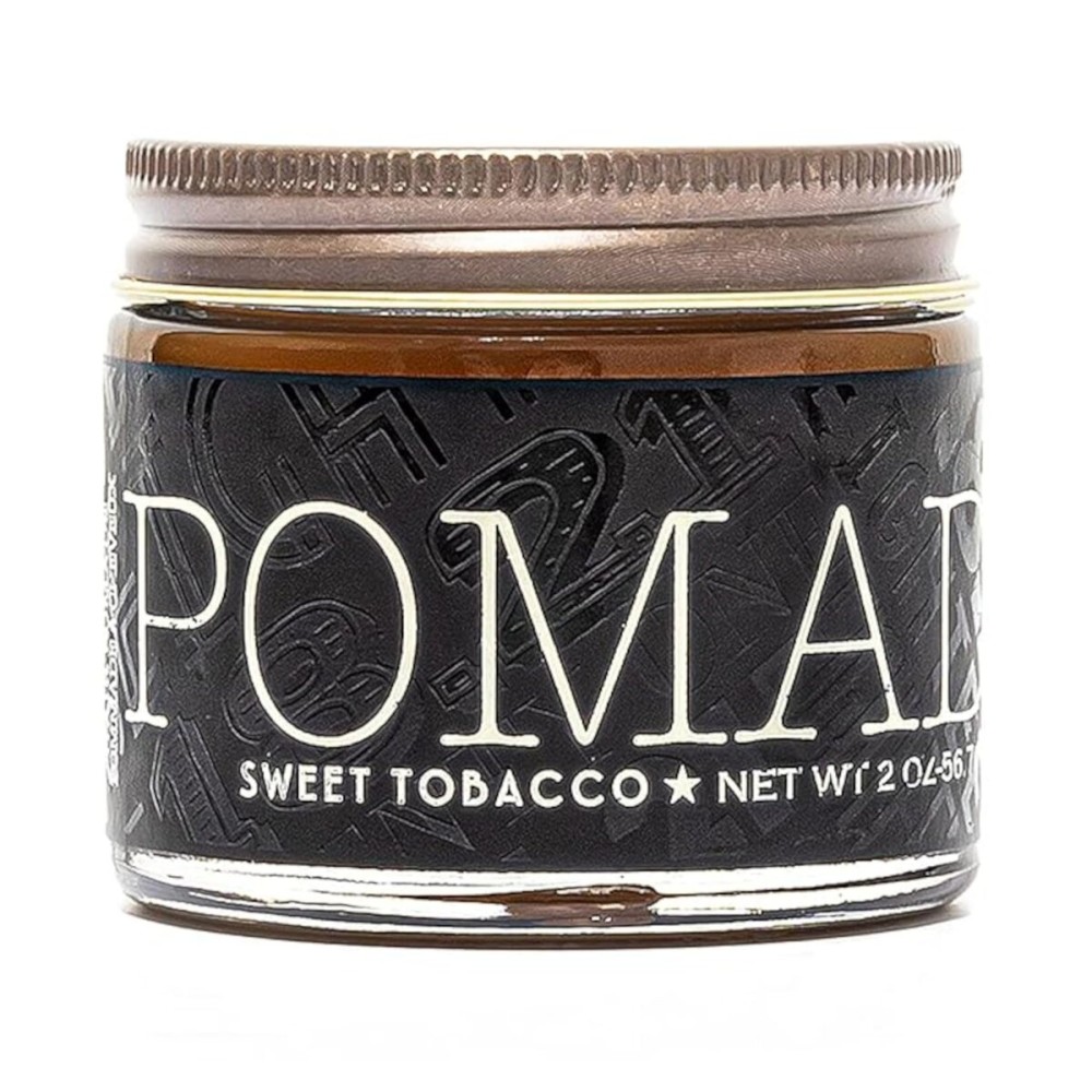 18.21 Man Made Hair Styling Product, 2oz. Original Sweet Tobacco Scent in Pomade with High Shine Finish