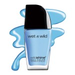 wet n wild Wild Shine Nail Polish, Light Blue Putting on Airs, Nail Color