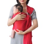 Vlokup Baby Water Ring Sling Carrier | Lightweight Breathable Mesh Baby Wrap for Infant, Newborn, Kids and Toddlers | Perfect for Summer, Swimming, Pool, Beach | Great for Dad Too Red