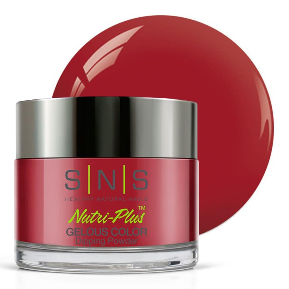SNS Nail Dip Powder, Gelous Color Dipping Powder - Drama Queen (Wine/Burgundy, Cream) - Long-Lasting Dip Nail Color Lasts 14 Days - Low-Odor & No UV Lamp Required - 1oz