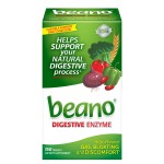 Beano Digestive Enzyme, Preventive Gas Relief for Adults, Helps Prevent Gas & Bloating, 150 Tablets