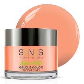 SNS Nail Dip Powder, Gelous Color Dipping Powder - Gentle Carnation (Natural, Nudes/Fair, Cream) - Long-Lasting Dip Nail Color Lasts 14 Days - Low-Odor & No UV Lamp Required - 1oz