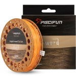 Piscifun Sword Fly Fishing Line with Welded Loop, Weight Forward Floating Fly Line, WF3wt, 90FT, Orange