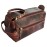 RUSTIC TOWN Leather Toiletry Bag for Men - Hygiene Organizer Travel Dopp Kit (Walnut Brown)