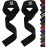 AQF Lifting Wrist Straps for Weightlifting, Powerlifting & Deadlifts - 23 Neoprene Padded Cotton Straps for Strength Training & Gym Workouts - Maximum Grip Support for Men & Women