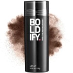 BOLDIFY Hair Fibers (28g) - Fill In Thinning and Fine Hair for an Instantly Fuller, Thicker Look - 14 Shades for Women & Men - Medium Brown
