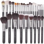 Docolor Professional Makeup Brush Set 29Pcs Makeup Brushes Valentines Day Gifts Premium Goat Synthetic Fiber Foundation Face Powder Blush Concealer Eyeshadows Make Up Brushes with PU Leather Case