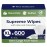 NorthShore Supreme Heavy-Duty Quilted Wipes, X-Large, 9 x 13 in., Case/600 (12/50s)