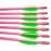 GPP 28 Pink Fiberglass Archery Target Arrows - Practice Arrow or Youth Arrow for Recurve Bow- 12 Pack
