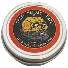 Fisticuffs Cigar Blend Strong Hold Mustache Wax 1 OZ. Tin