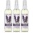 Natural Flower Power Air Freshener Spray - Odor Eliminator with Essential Oils for the Home, Car & Fabric - Cruelty Free & Vegan - 3 Pack - Lavender - 3 x 4 oz