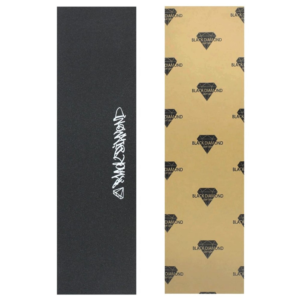 Black Diamond Sheet of Skateboard Grip Tape 9 x 33 (Black/White)